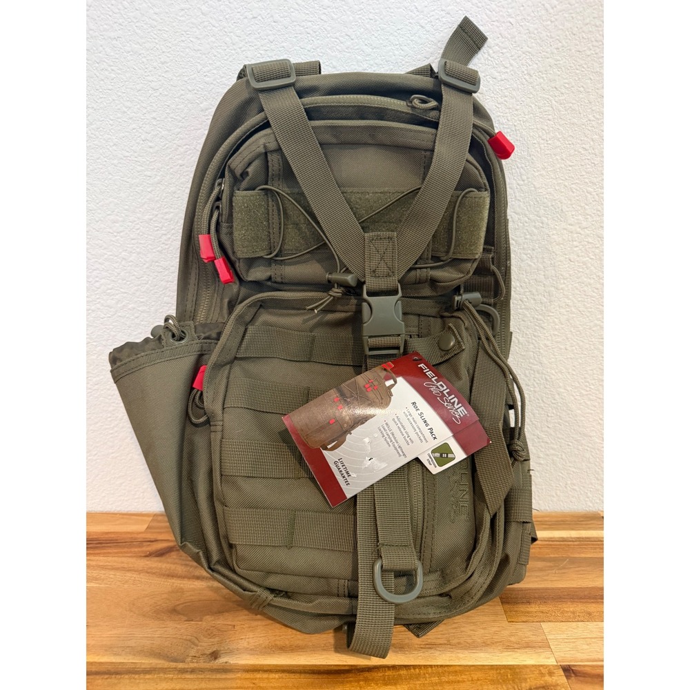 Fieldline Pro Series Roe Sling Pack Tactical Hunting Backpack‎ MOLLE NWT Green